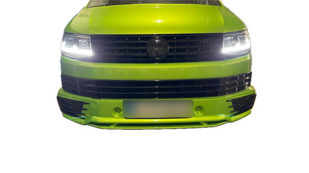 Sport Front Spoiler Gloss Black VW TRANSPORTER MULTIVAN T6 2015-obecnie