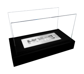 Biokominek wolnostojący Home czarny strukturalny mat