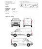 Platforma dachowa bagażnik Ford Transit Custom L2H1