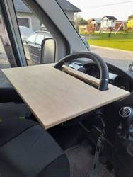Stolik na kierownicę Scania Renault T Magnum Premium MAN Ford F-max drewniany.