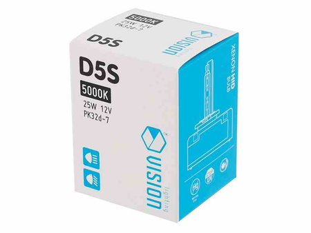 Żarówka ksenonowa VISION D5S 5000K 12V 25W PK32d-7
