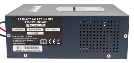 Zasilacz Awaryjny UPS LCD 500VA 300W Przetwornica PM-UPS-500MW