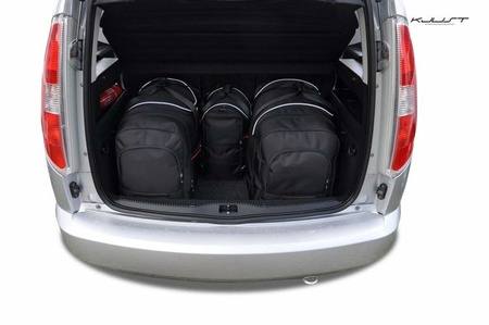 SKODA ROOMSTER 2006-2015 TORBY DO BAGAŻNIKA 4 SZT