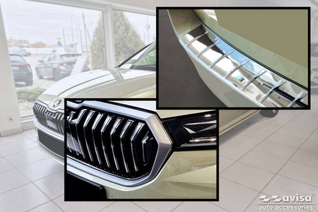 Nakładka na zderzak tylny do Skoda Superb 4 Kombi