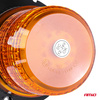 Lampa ostrzegawcza błyskowa kogut 80 LED magnes R10 12V 24V W14M AMIO-01503