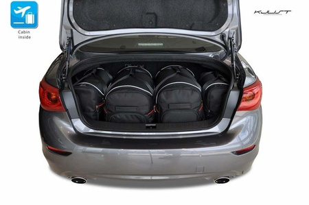 INFINITI Q50 HYBRID 2013-2017 TORBY DO BAGAŻNIKA 4 SZT