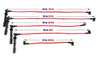 Przewody zapłonowe PowerTEC SEAT IBIZA TOLEDO VW GOLF JETTA VENTO 85-02 Czerwone