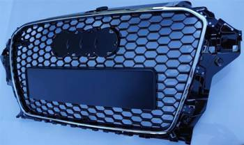 GRILL AUDI A3 8V 12-16 CHROM/BLACK RS3-OPTIK