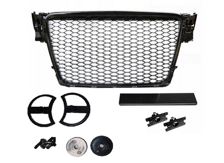 Grill czarny połysk Audi A4 b8 2008 - 2011