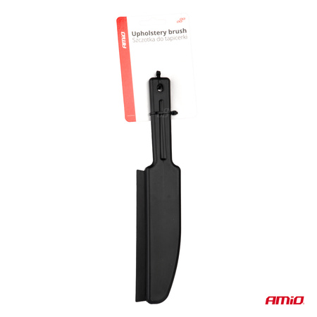 Szczotka do mycia czyszczenia tapicerki ze ściągaczką 25 cm AMIO-04034