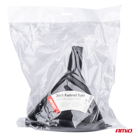 Lejek uniwersalny plastikowy z sitkiem 3 częściowy eliptyczny 14 cm AMIO-04037