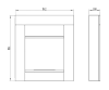 Biokominek Concrete Loft