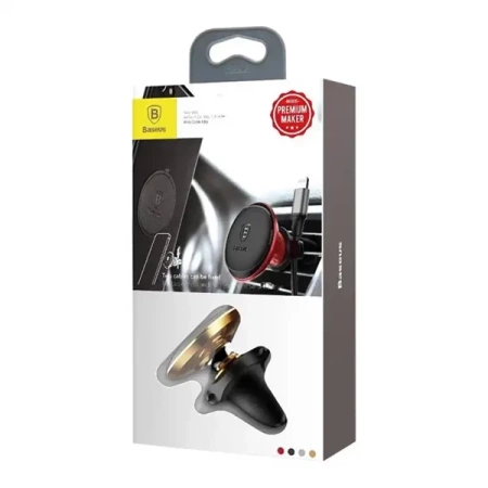 Magnetyczny uchwyt samochodowy do kratki Baseus Magnetic Air Vent (złoty)