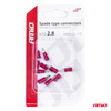 Konektory izolowane męskie płaskie 2.8mm 0.5-1.5mm2 10A 10 szt. AMIO-03064