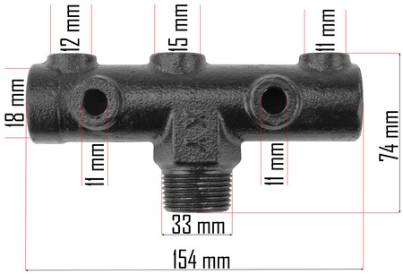 Listwa presostatu do kompresora PM-KO-300T-400V-LI