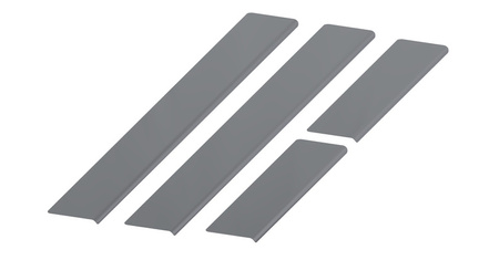Progi Long Line Mercedes A-Klasa W169 Hatchback 5 2004-2012 - Satin Black&White