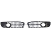 Ramki do halogenów Gloss Black AUDI A6 C6 przed liftem 2008-2011