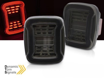 Lampy tylne diodowe Jeep Wrangler YJ/TJ (1991–2006) Smoke