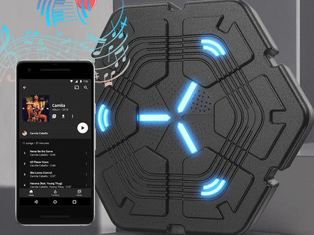 TABLICA BOKSERSKA INTELIGENTNA TRENINGOWA ŚCIENNA ELEKTONICZNA TRENAŻER MUZYKA BLUETOOTH DO TRENINGU ĆWICZEŃ BOKSU