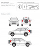 Bagażnik dachowy belki Suzuki Grand Vitara III