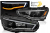 Reflektory Lampy  BLACK do MITSUBISHI LANCER 8 VIII 08-16