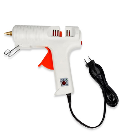 PISTOLET DO KLEJU NA GORĄCO KLEJARKA DO WKŁADÓW 11,5 MM MOCNA ZASILANA WYŚWIETLACZ TEMPERATURY 2 KOŃCÓWKI