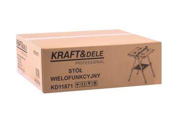 Stół Roboczy I Zaciskowy Składany 454KG Ładowność 70x65x92CM MDF KD11871