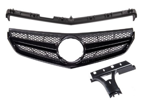 GRILL MERCEDES C-CLASS C207 A207 09-13 GLOSS BLACK