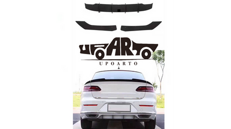 Lotka Lip Spoiler Gloss Black VW ARTEON 2017-obecnie