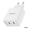 Ładowarka sieciowa 230V 2x USB-C 40W AMIO-03892