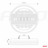 Lampa tylna zespolona LED RCL-07-LR dynamiczna lewa prawa AMIO-02372