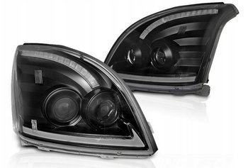 Lampy przednie TOYOTA LAND CRUISER 120 03-09 BLACK
