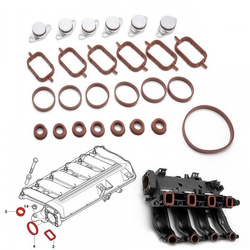 Zaślepki kolektora BMW 6szt 22mm zestaw