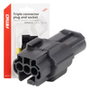 Złącze elektryczne wodoodporne zestaw 3 PIN 2.2mm AMIO-04347