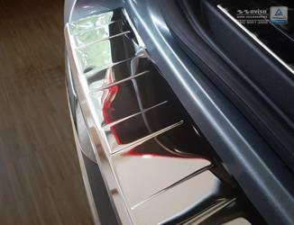 Nakładka na zderzak tylny do Volvo XC60 II (Stal-Lustro)