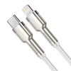 Kabel USB-C na Lightning Baseus Cafule, PD, 20W, 1m biały