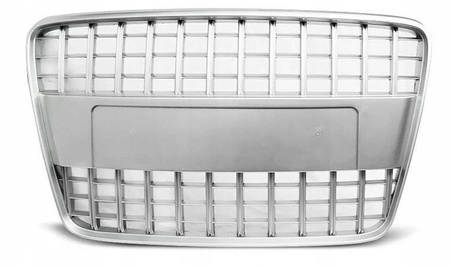 Grill atrapa sport srebrny do Audi Q7 2005-2009