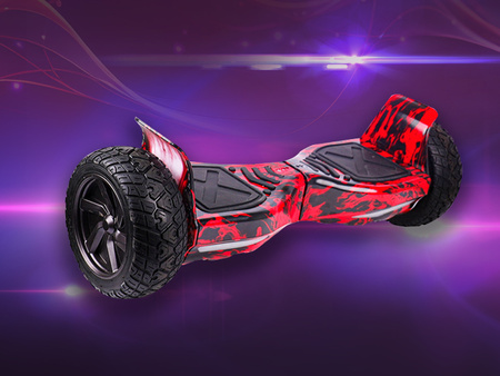 DESKOROLKA ELEKTRYCZNA TERENOWA DLA DZIECI MŁODZIEŻY DUŻE KOŁA HOVERBOARD BLUETOOTH LED