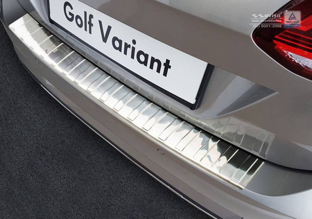 Nakładka na zderzak tylny do Volkswagen Golf 7 Kombi (Stal)