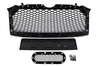 GRILL AUDI A4 B9 RS-STYLE SATIN BLACK (2016+) PDC