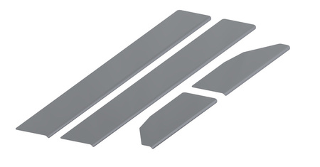 Progi 2 Line Citroen C1 I Hatchback 5 2005-2013 - Połysk