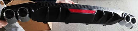 Dyfuzor Dokładka Skoda Octavia 3 III + Końcówki
