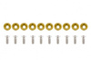 Śrubki uniwersalne 6mm JDM Gold