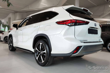 Nakładki progowe do Toyota Highlander 4 (Stal)