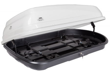 Boks bagaznik dachowy Amos Box Travel Pack 400 biały