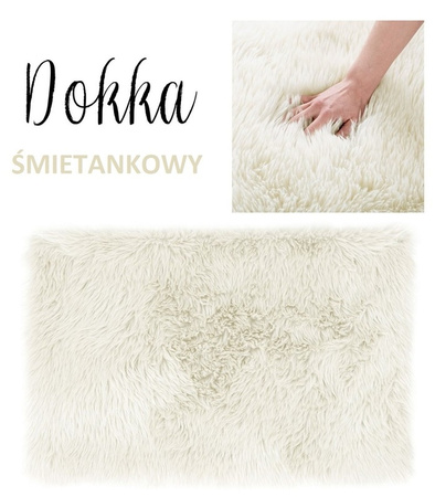 DYWAN DOKKA 75 X 120 CM PROSTOKĄTNY MIĘKKI GRUBY DO SALONU SYPIALNI