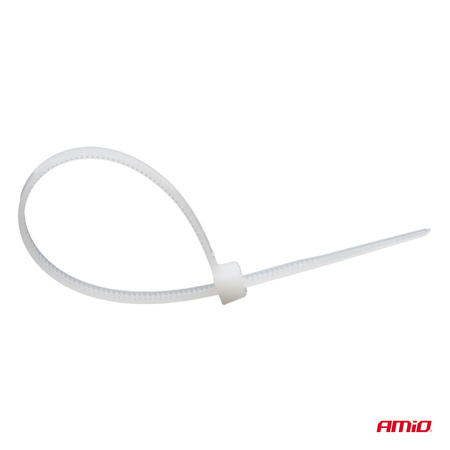 Opaski zaciskowe plastikowe wielokolorowe zestaw 500 szt. AMIO-04317