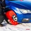 Łańcuchy śniegowe tekstylne rozmiar XS EN16662-1 Önorm V5121 2 szt. AMIO-04079