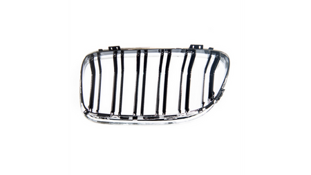 Grill sportowy podwójne żeberka Chrome & Black BMW 3 E90 E91 Facelift 2008-2011