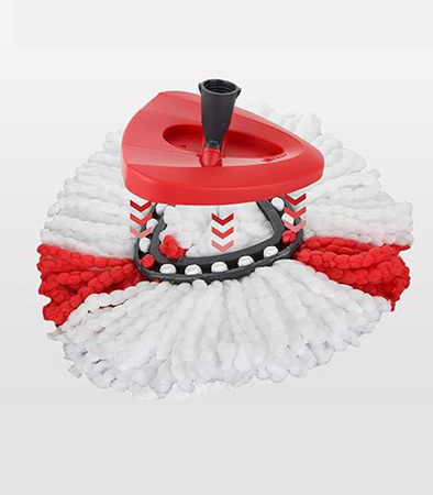 WKŁADY DO MOPA OBROTOWEGO GŁOWICE NAKŁADKI TRÓJKĄTNE MIKROFIBRA 6 SZT